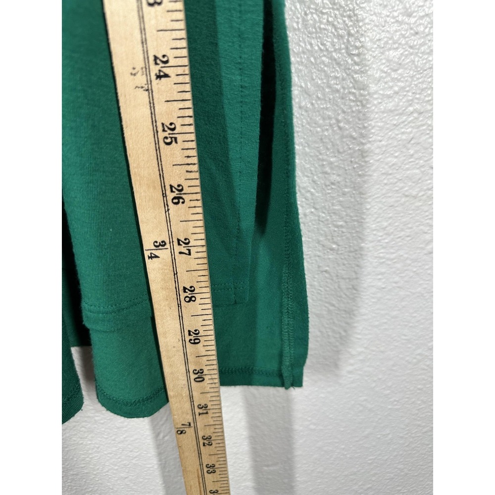 Zenana Premium Shirt Womens Small Green Scoop Neck Short Sleeve Tunic Top - Picture 5 of 6